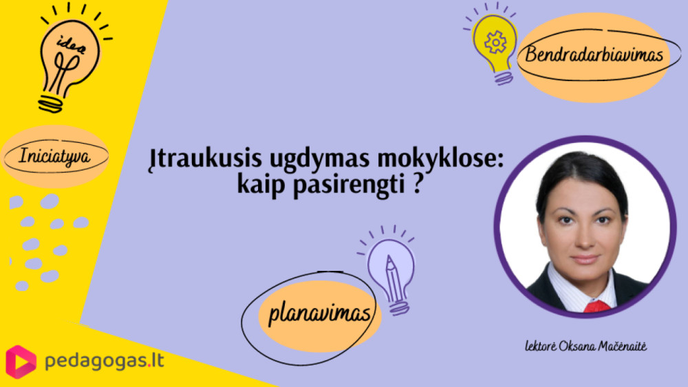 Įtraukusis ugdymas mokyklose: kaip pasirengti? (6 val.K212000013)