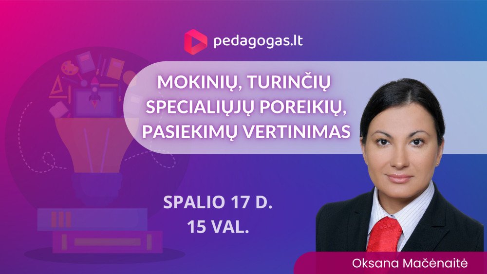 Mokinių, turinčių specialiųjų poreikių, pasiekimų vertinimas