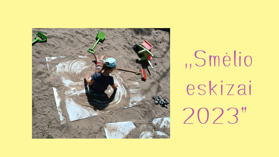  Virtuali ikimokyklinių įstaigų vaikų paroda ,,Smėlio eskizai 2023” 